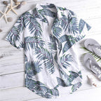 Men's Fit Cotton Floral Hawaiian Shirt